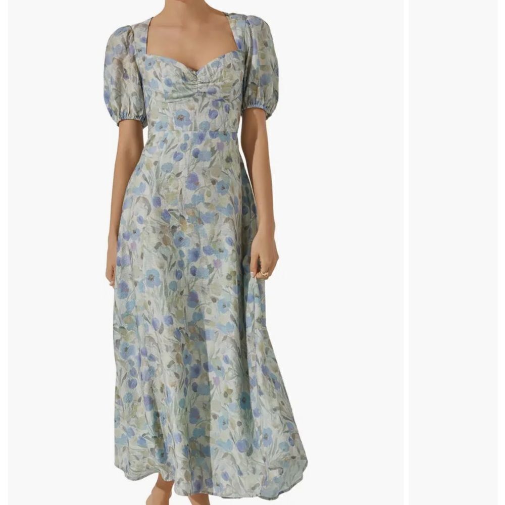 Astr the Label Irma Print Puff Sleeve Maxi Dress
MM16
